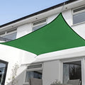 KANAGAWA 10'X10' Dark Green Custom Size Sun Shade Sail Square UV Block Canopy by KANAGAWA