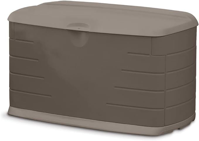 Rubbermaid Medium Resin Outdoor Storage Deck Box, Weather Resistant, Deck by Rubbermaid