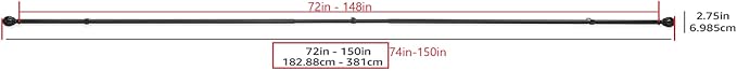 Amazon Basics Easy Installation Adjustable Curtain Rod - Image 5