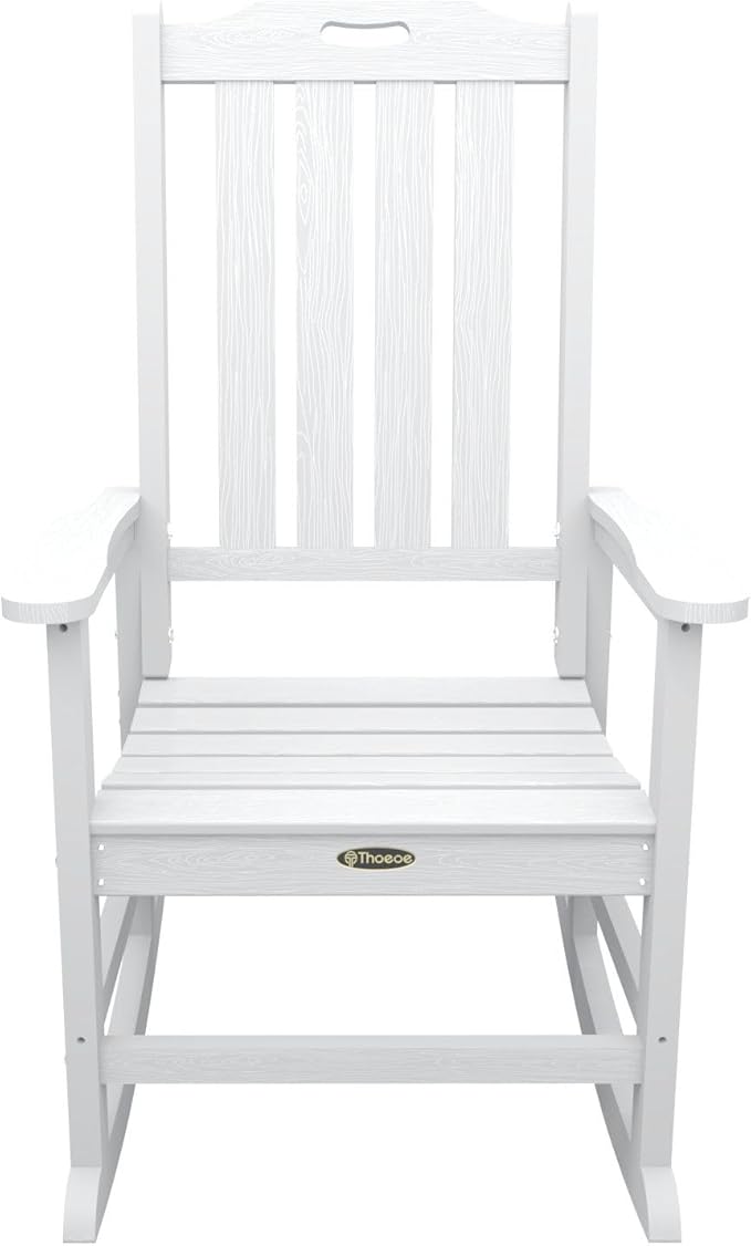 Oversized Rocking Chair Set of 2, Outdoor Rocking Chair - Image 4