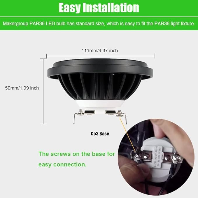 PAR36 LED Landscape Light Bulb 10W, 12V Low Voltage Lighting, Waterproof - Image 5