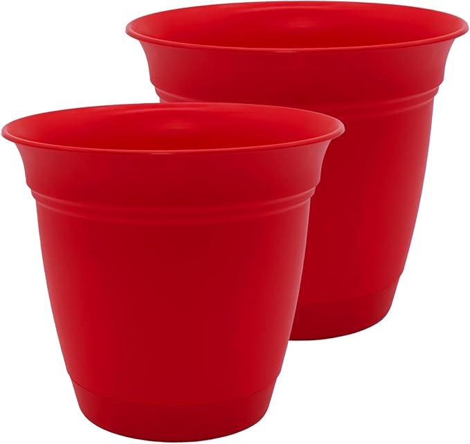 The HC Companies 10 Inch Eclipse Round Planter Pots by TheHCCompanies