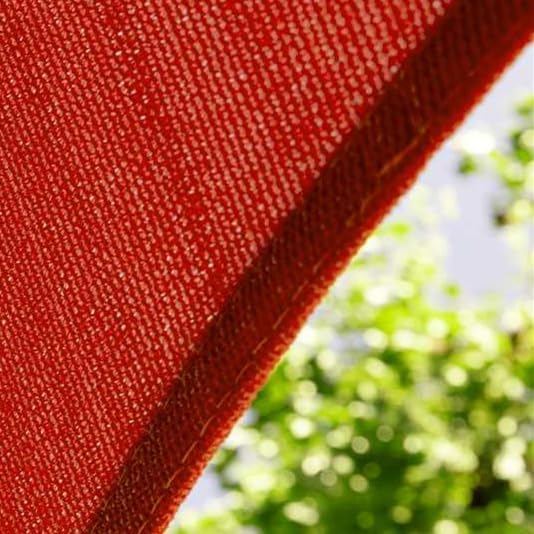 Amgo Custom Size 9' x 15' x 17.5' Red Right Triangle Sun Shade Sail UPF50+ - Image 9