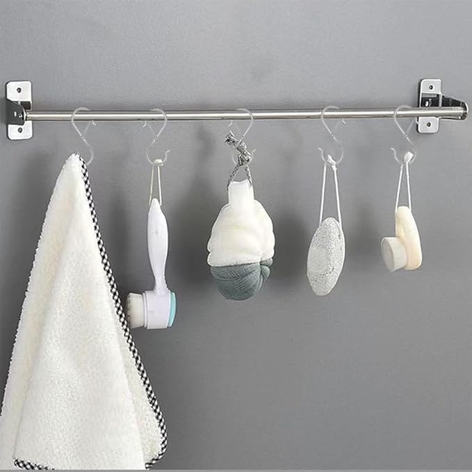 8 Pack S Hooks for Hanging, 3.5 inch Heavy Duty S Hooks - Image 6