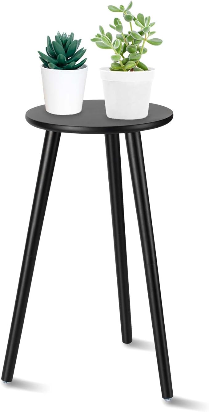 Uneedem Indoor Plant Stand Wood Mid Century Plant Stand - Image 9