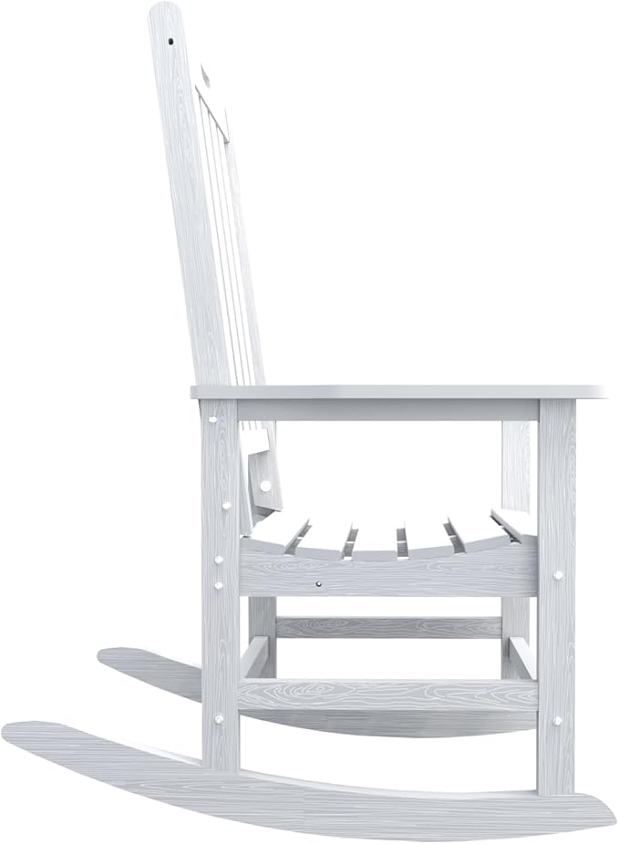 Oversized Rocking Chair Set of 4, Outdoor Rocking Chair - Image 5