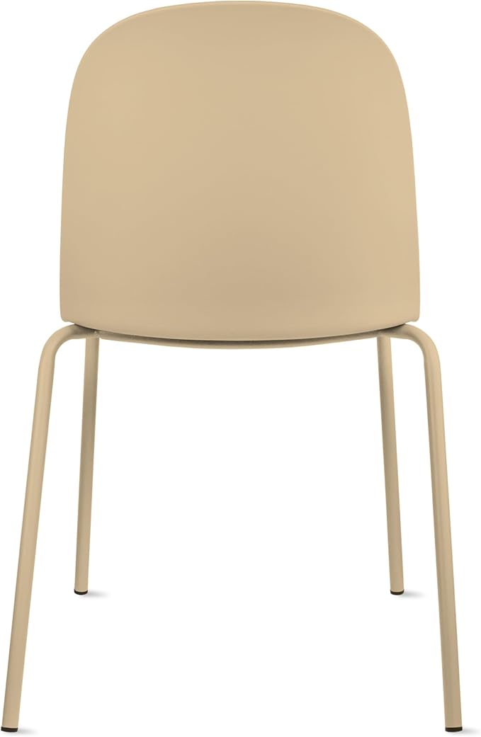 2xhome Modern Stackable Armless Dining Chair | Plastic Shell Seat - Image 6