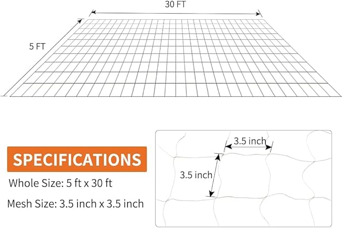 Tcamp Trellis Netting for Plants - Image 3