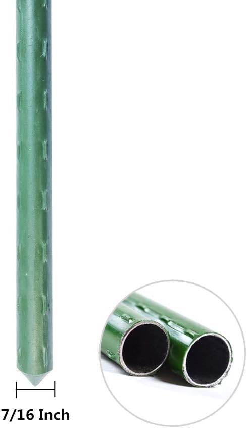 WAENLIR Garden Stakes 72 inch 6ft Sturdy Tomato Stakes, Plant Stakes - Image 2