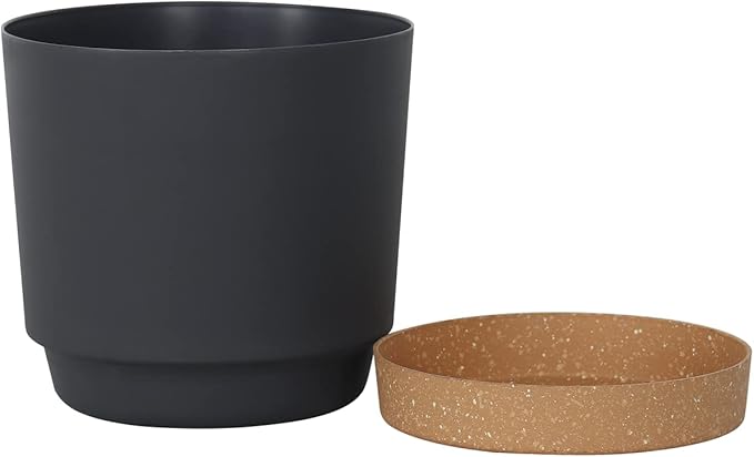 kubvici Plant Pots for Indoor Plants, 2 Pack 10 Inch Plant Pot Plastic Flower - Image 8