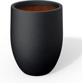 Kante 16.5 Inch Tall Concrete Planter, Large Indoor Outdoor Plant Pot by Kante