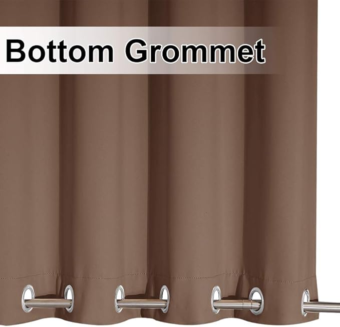 NICETOWN Outdoor Patio Curtains Windproof & Waterproof 2 Panels, Grommet Top & - Image 6