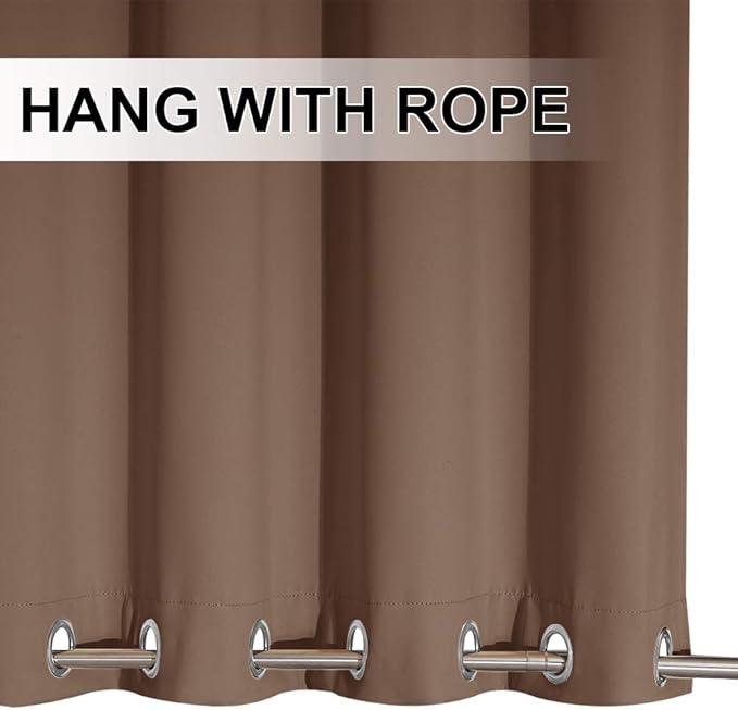 NICETOWN Outdoor Patio Curtain Windproof and Waterproof, Grommet Top & Bottom - Image 5
