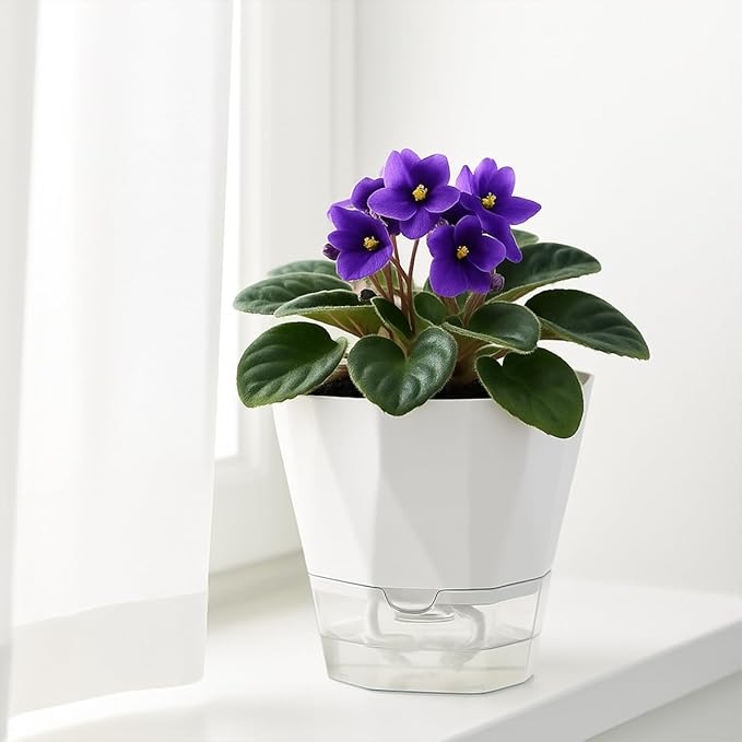 5 Pack Self Watering Pots for Indoor Plants, 5/6.7/8.4 Inches Self Watering - Image 6