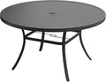 VICLLAX 53" Outdoor Round Patio Table by HOME