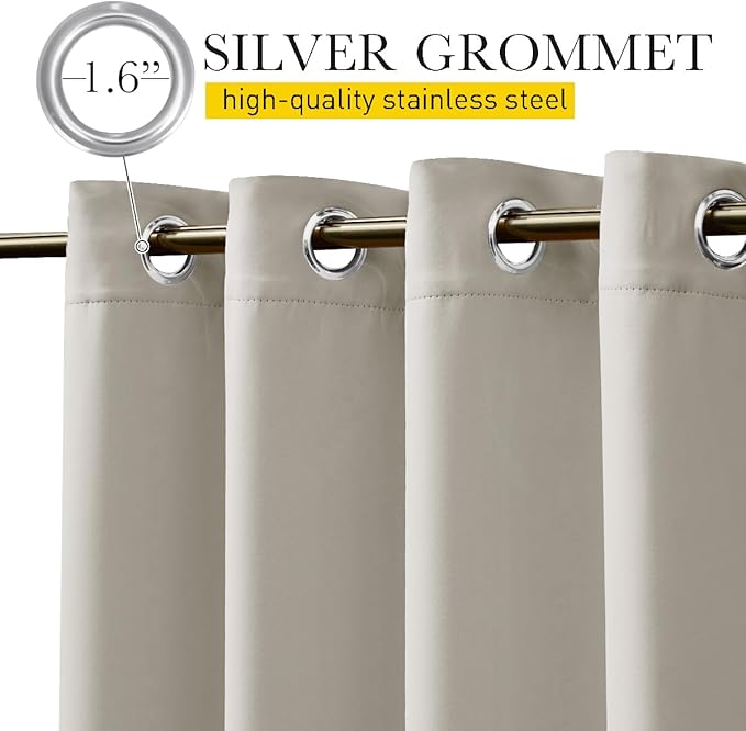 NICETOWN 2 Panels Outdoor Curtains - Image 5