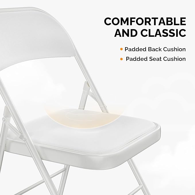 VINGLI 4 Pack Folding Chairs - Image 5