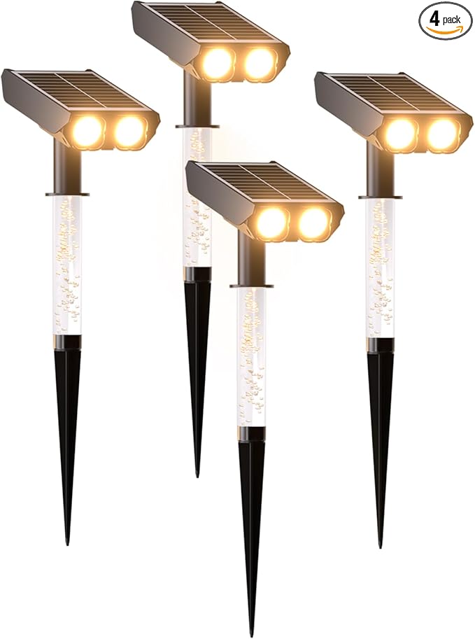 Solar Spotlights Outdoor Waterproof- 2 IN 1 Solar Spot Lights Outdoor by Unknown