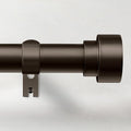 Curtain Rods for Windows 66 to 120, 1 Inch Adjustable Heavy Duty Long Window by TimeForest