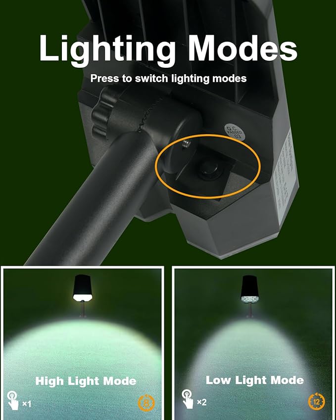 6 Pack Solar Powered Outdoor Spot Lights Outside Waterproof 20 LEDs Landscape - Image 7