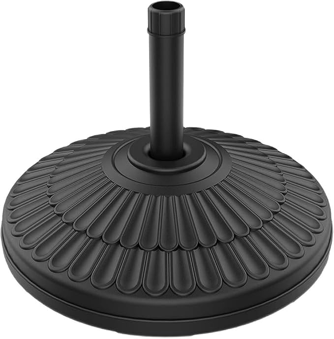 wikiwiki 80 Lbs Round Weighted Patio Umbrella Base, Free Standing Heavy Duty by WikiwikiPatioUmbrellas