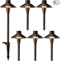 LEONLITE Update 5CCT Low Voltage Pathway Lights, 12-24V LED Landscape Path Light by LEONLITE