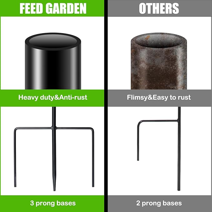 FEED GARDEN Adjustable 48 Inch Small Shepherd Hooks - Image 5