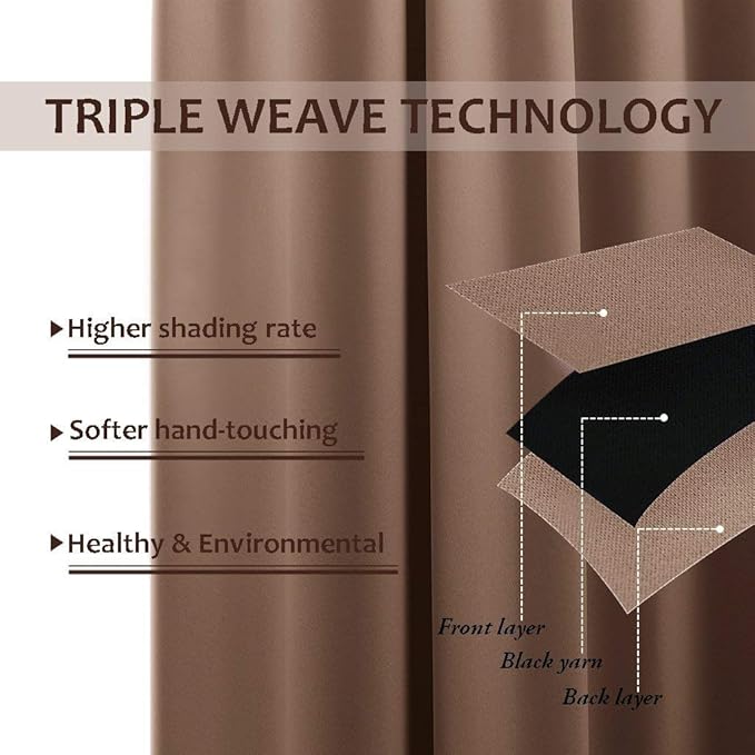 NICETOWN 2 Panels Outdoor Curtains - Image 4