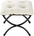 15" Foldable Foot Stool Ottoman by WELL-STRONG