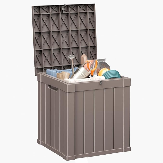 EasyUp 50 Gallon Deck Box Outdoor Storage Box - Image 2