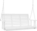 VEVOR Wooden Porch Swing 4.5 ft, Patio Bench Swing by VEVOR