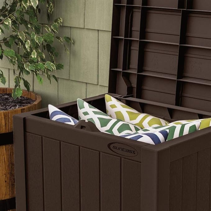Suncast Small Outdoor Storage Box - Image 7