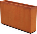 PLANTERCRAFT Corten Steel Planter Rectangle Outdoor Metal Garden Box Heavy Duty by Plantercraft