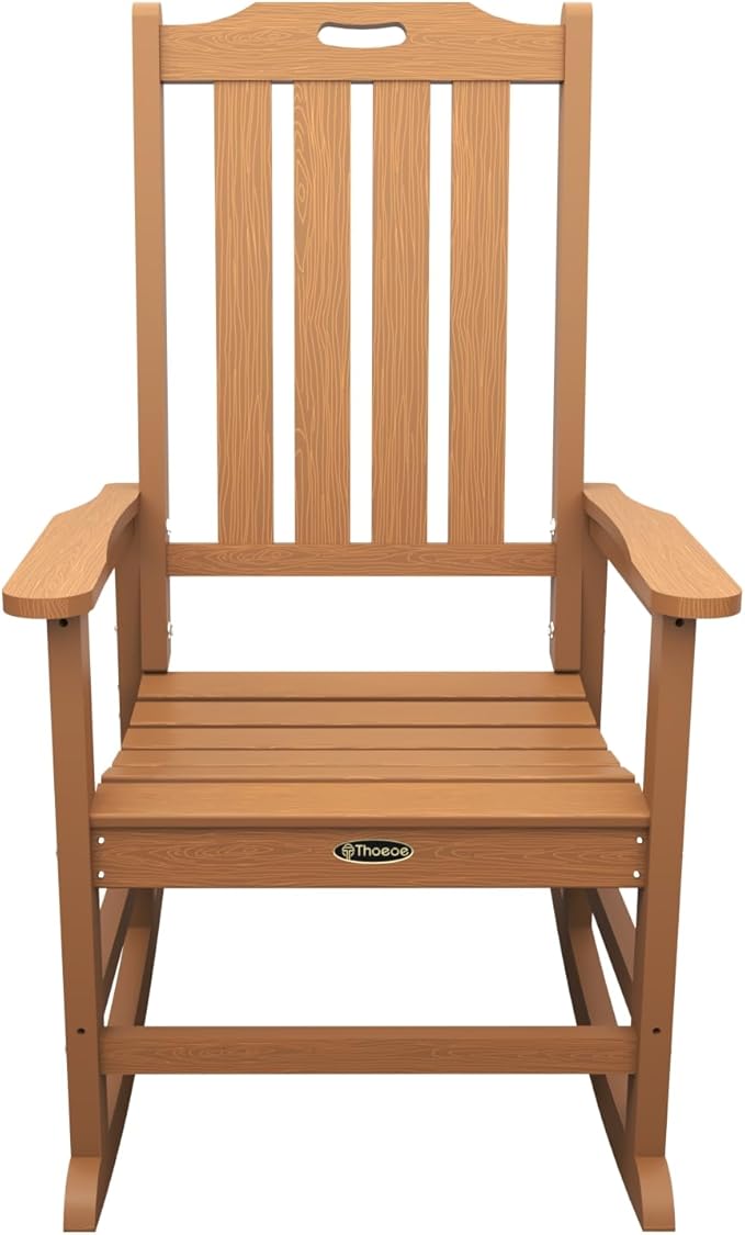 Oversized Rocking Chair Set of 8, Outdoor Rocking Chair - Image 4