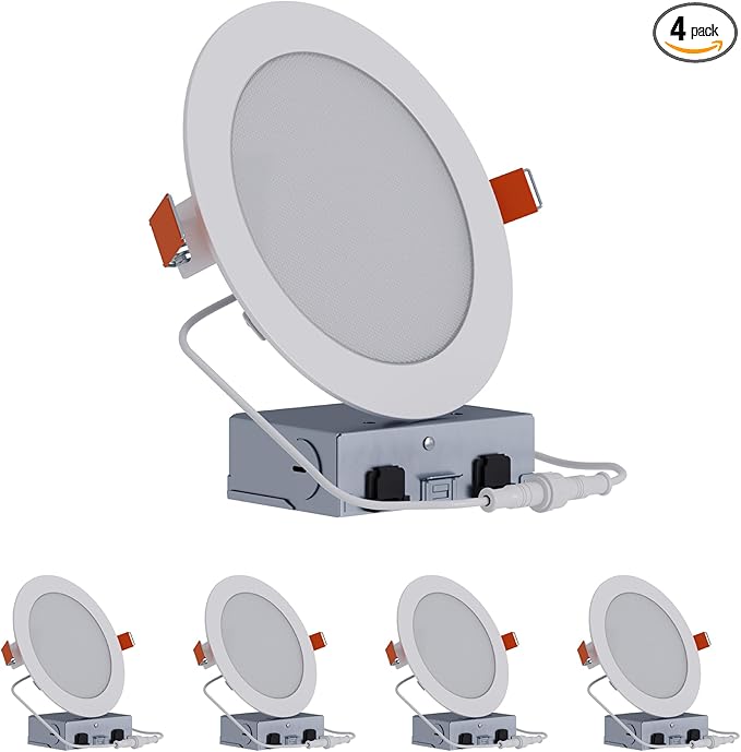 HALO HLB 6 inch LED Recessed Lighting Canless Dimmable Wet Location Selectable by HALO