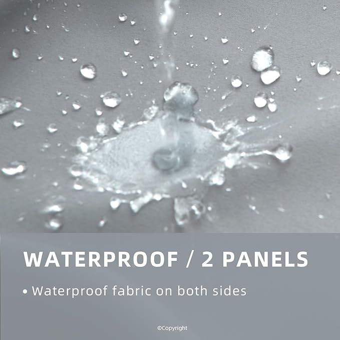 Waterproof Outdoor Curtain W84 x L120 - Image 2