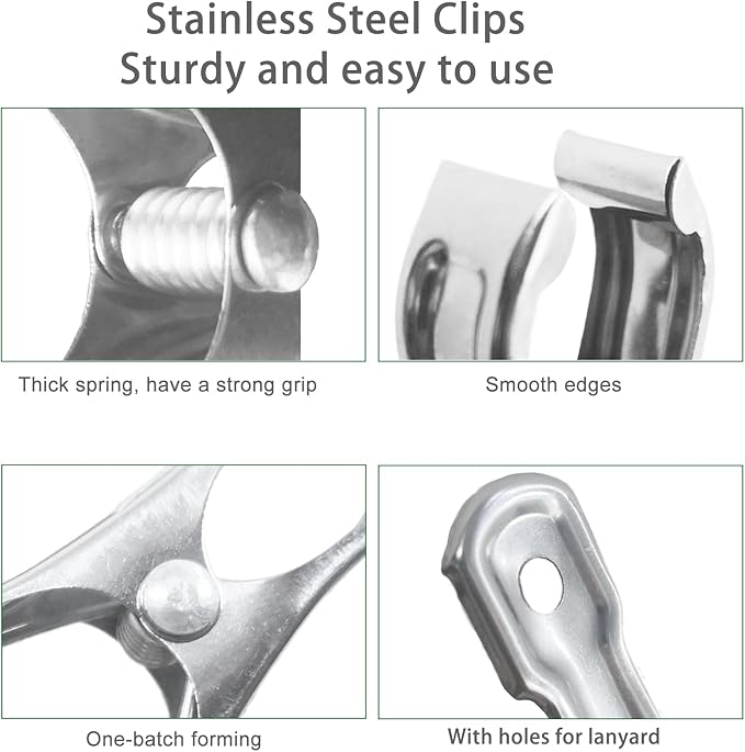 40 PCS Garden Clips, Have a Strong Grip to Hold Down the Shade Cloth or Plant - Image 6