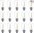 Meconard Shatterproof LED S14 Replacement Light Bulbs, E26 Medium Screw Base by Meconard