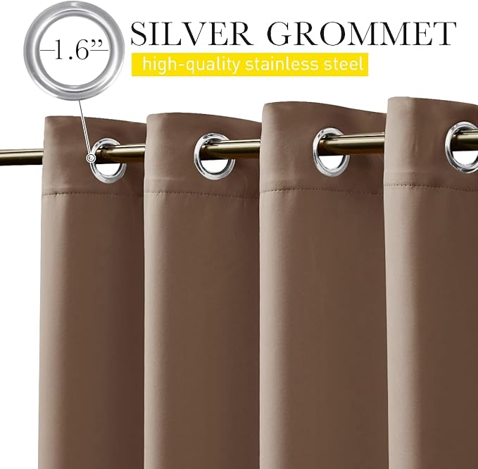 NICETOWN 2 Panels Waterproof Outdoor Curtains - Image 5