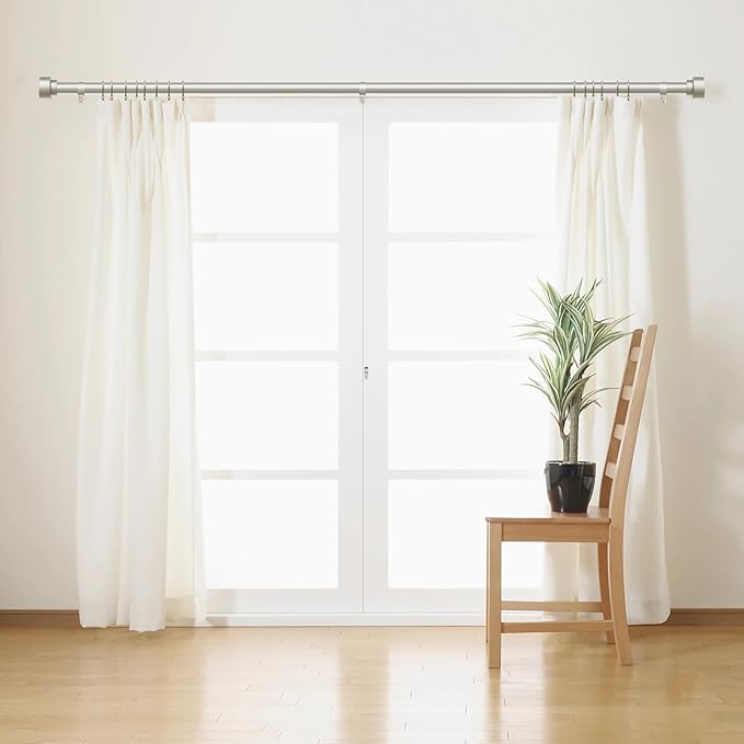 Curtain Rods for Windows 32 to 170, 1 Inch Adjustable Heavy Duty Long Window - Image 3