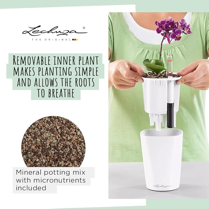 Lechuza 14900 Deltini Self-Watering Planter - Image 3