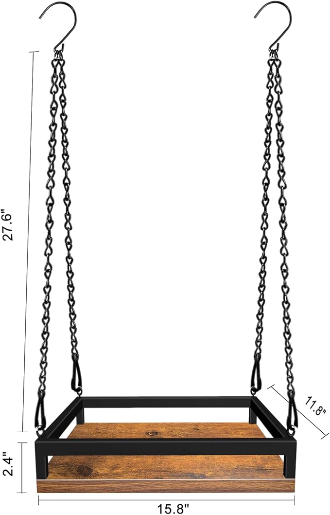 Plant Hanger Indoor, 2 Pack 16" Wooden Hanging Plant Holder - Image 5