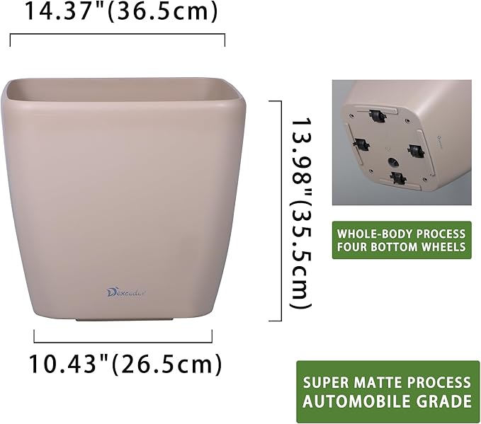 Dexceder 15x14 Self Watering Planter - Image 3