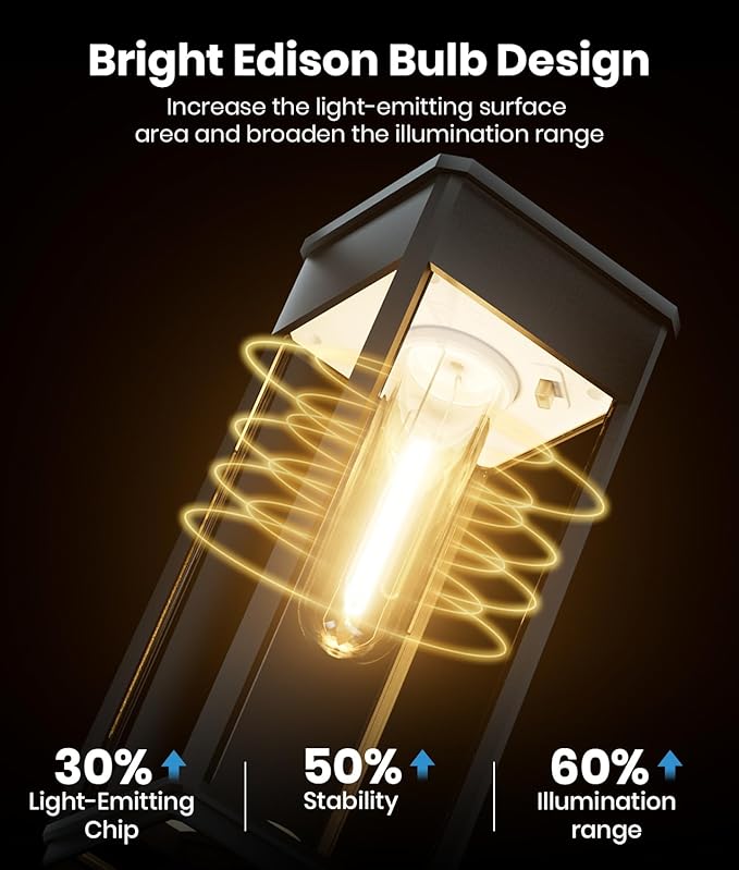 Solar Pathway Lights Outdoor, 12 Pack Bright Solar Lights Outdoor, Auto On/Off - Image 5