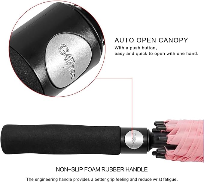 G4Free 47/54/62/68/72 Inch Automatic Open Golf Umbrella Oversize Extra Large - Image 4