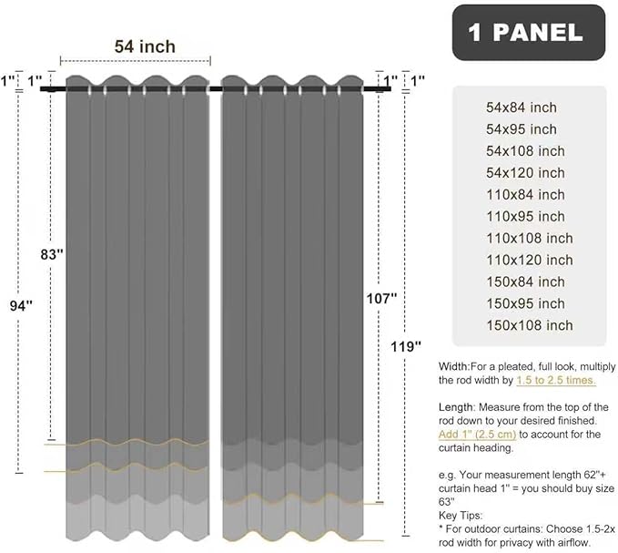BONZER Waterproof Outdoor Curtains - Image 9