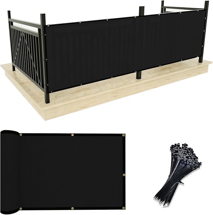 UPGRADE Privacy Screen 3' x 10' Fence Commercial Shade Cover by UPGRADE