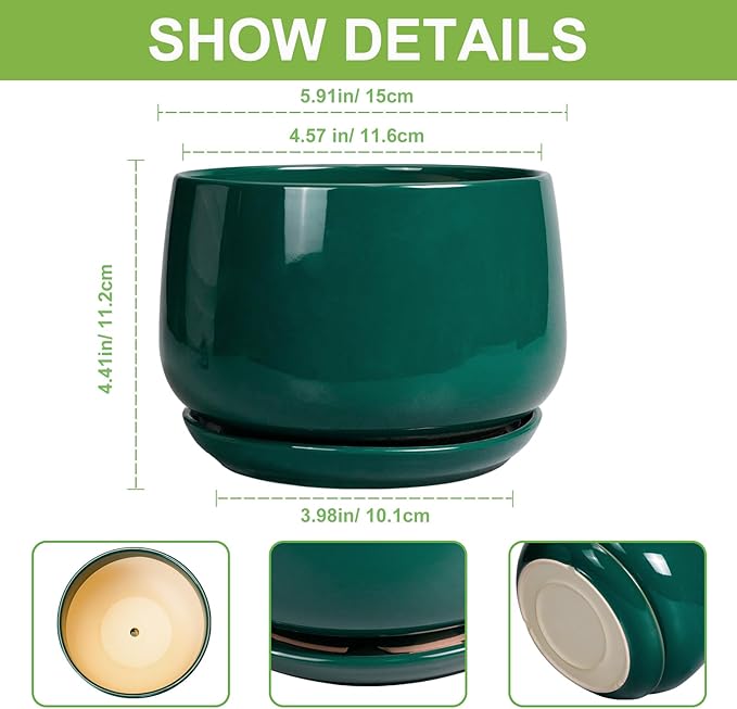 G EPGardening 6 Inch Plant Pot - Image 3