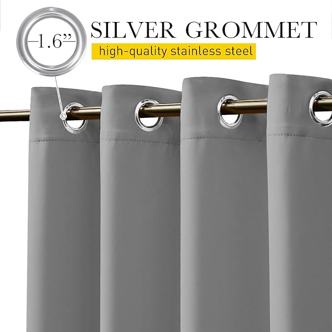 NICETOWN 2 Panels Outdoor Curtains - Image 6