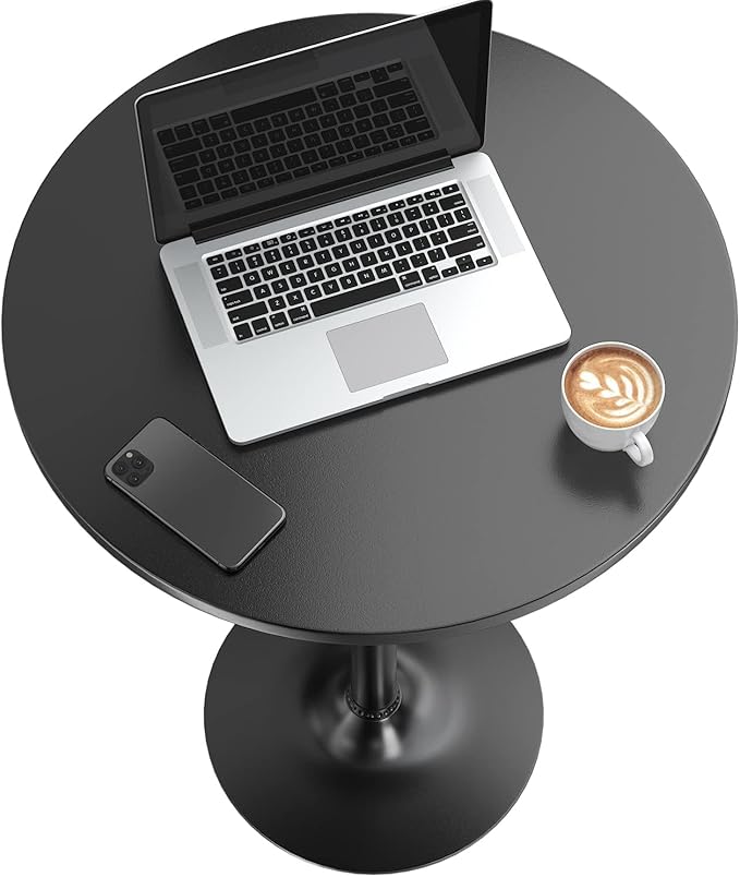 Furmax Bistro Pub Table Round Bar Height Cocktail Table - Image 8